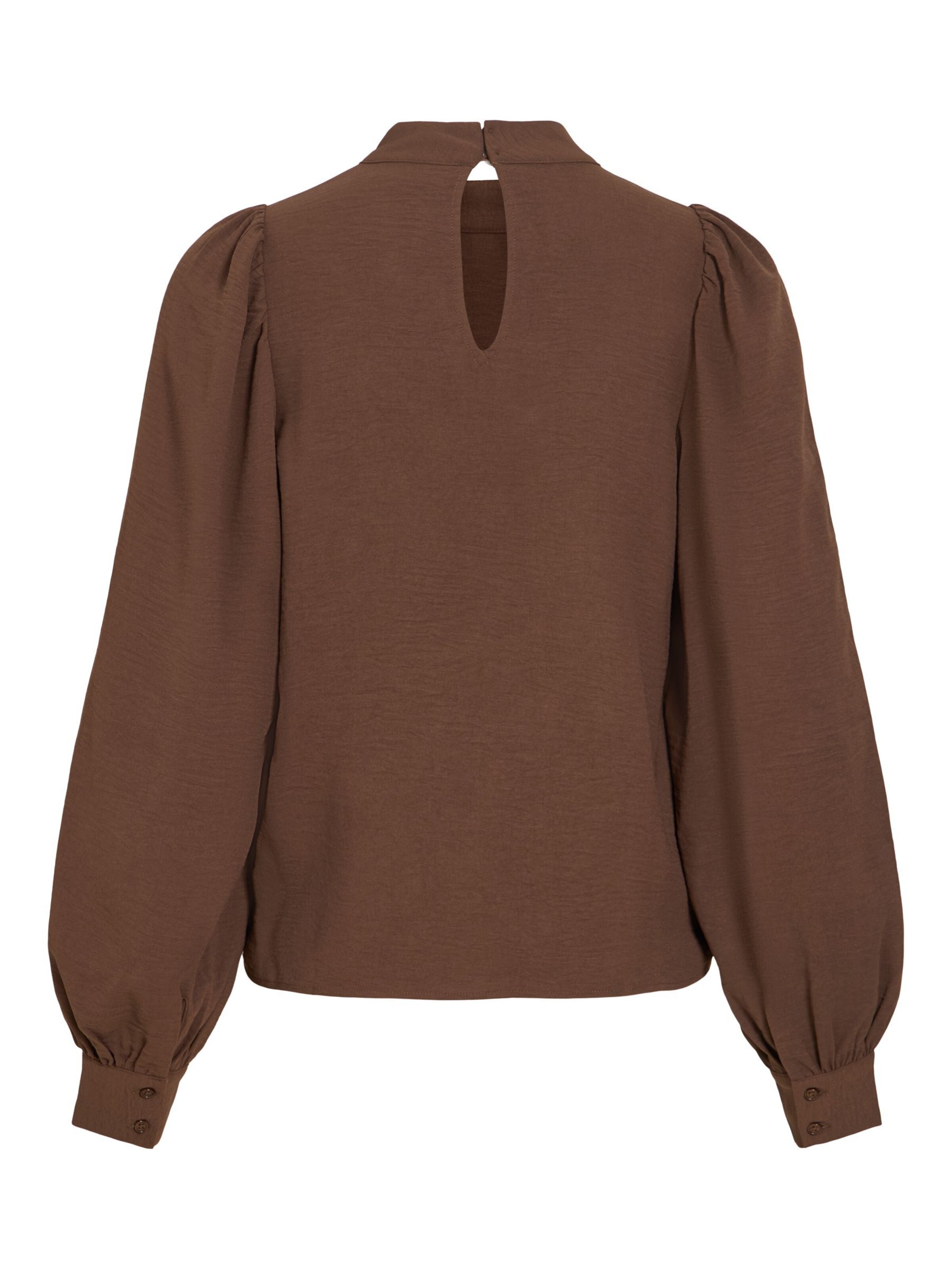VILA Bluse 'PALLAS' i brun