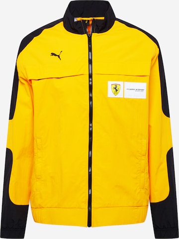 Veste mi-saison PUMA en jaune : devant