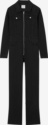 Pull&Bear Jumpsuit in Zwart: voorkant