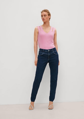 COMMA Slimfit Jeans-Hose in Blau