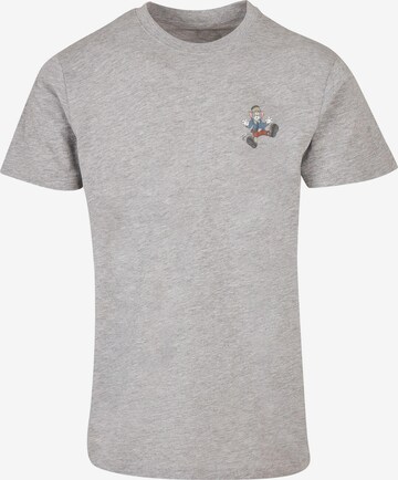 ABSOLUTE CULT Shirt 'Tom and Jerry - Frankenstein Tom' in Grey: front