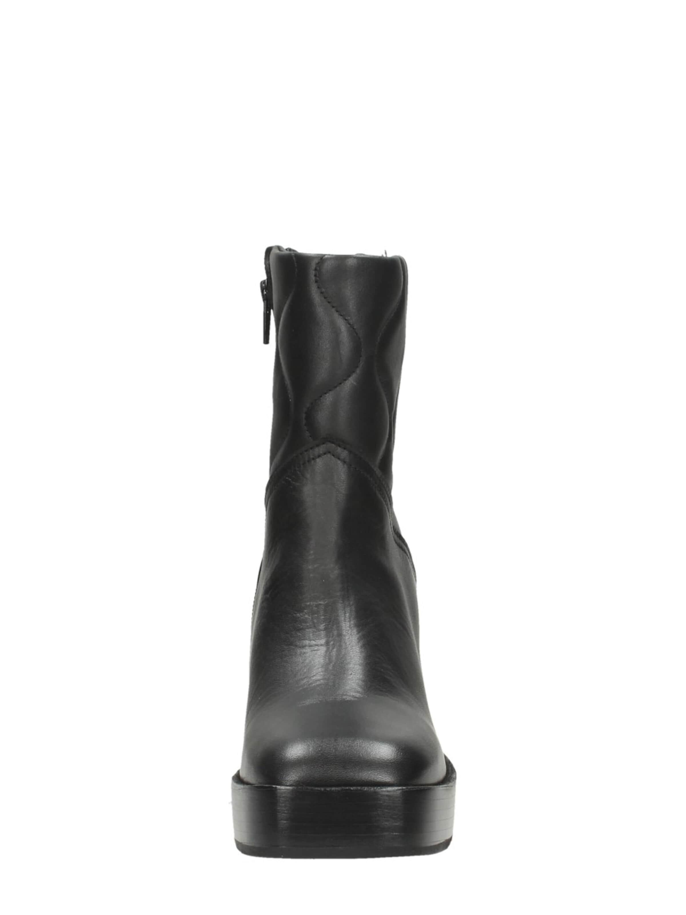 Red-Rag Boots 'Enkellaarsjes Hak' in Black