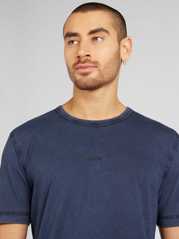 T-Shirt 'Tokks' BOSS en bleu