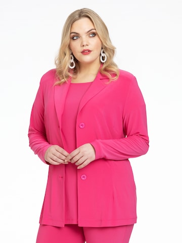 Blazer Yoek en rose : devant