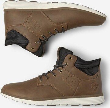 JACK & JONES Veterboots 'JOINER' in Bruin