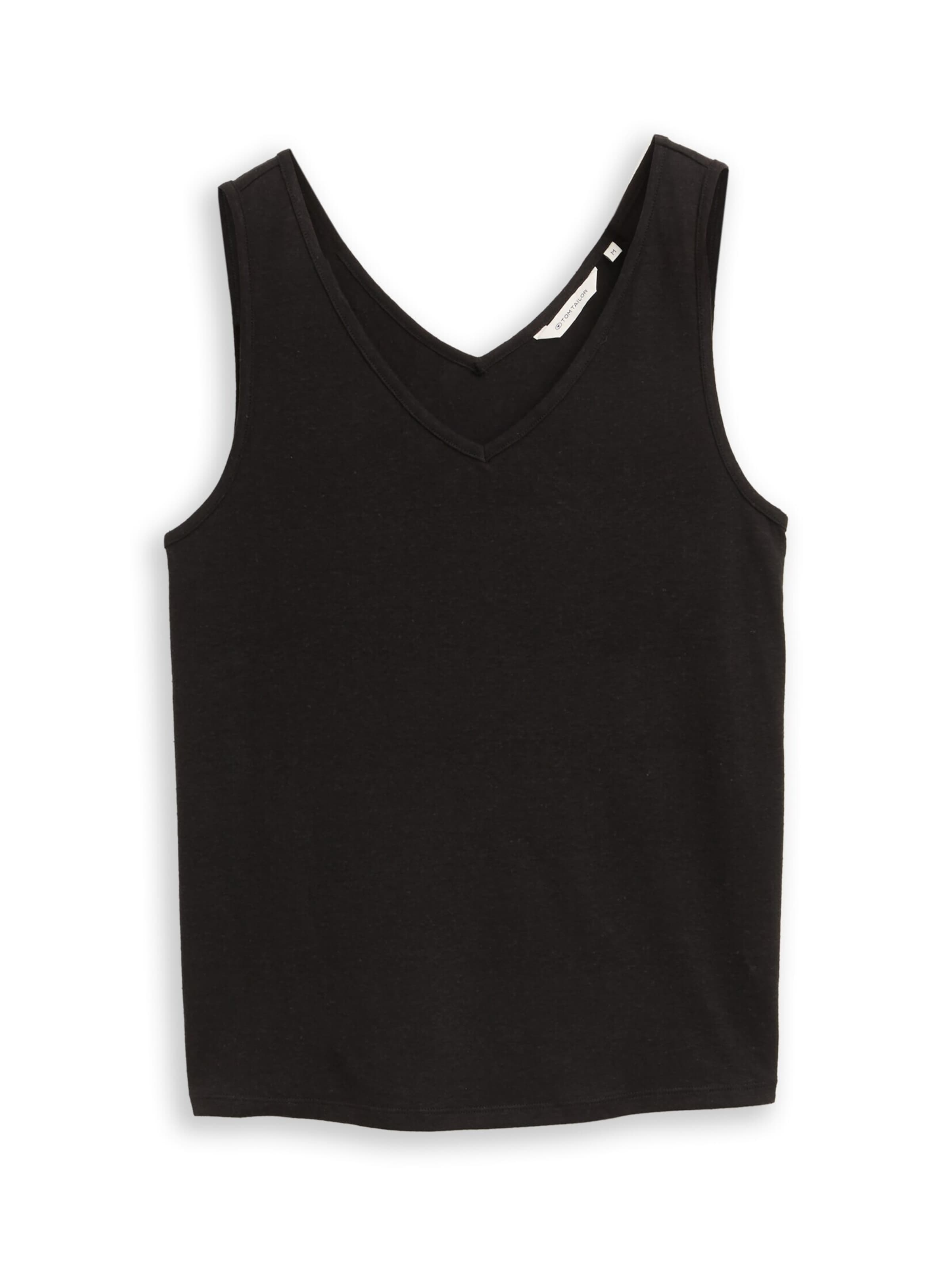 Haut TOM TAILOR en noir : devant