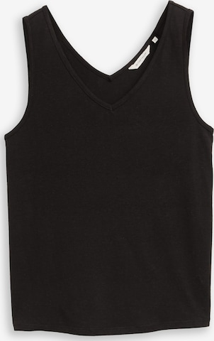 Haut TOM TAILOR en noir : devant