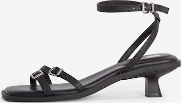 Sandalo con cinturino 'THE NOHO' di Tommy Jeans in nero: frontale