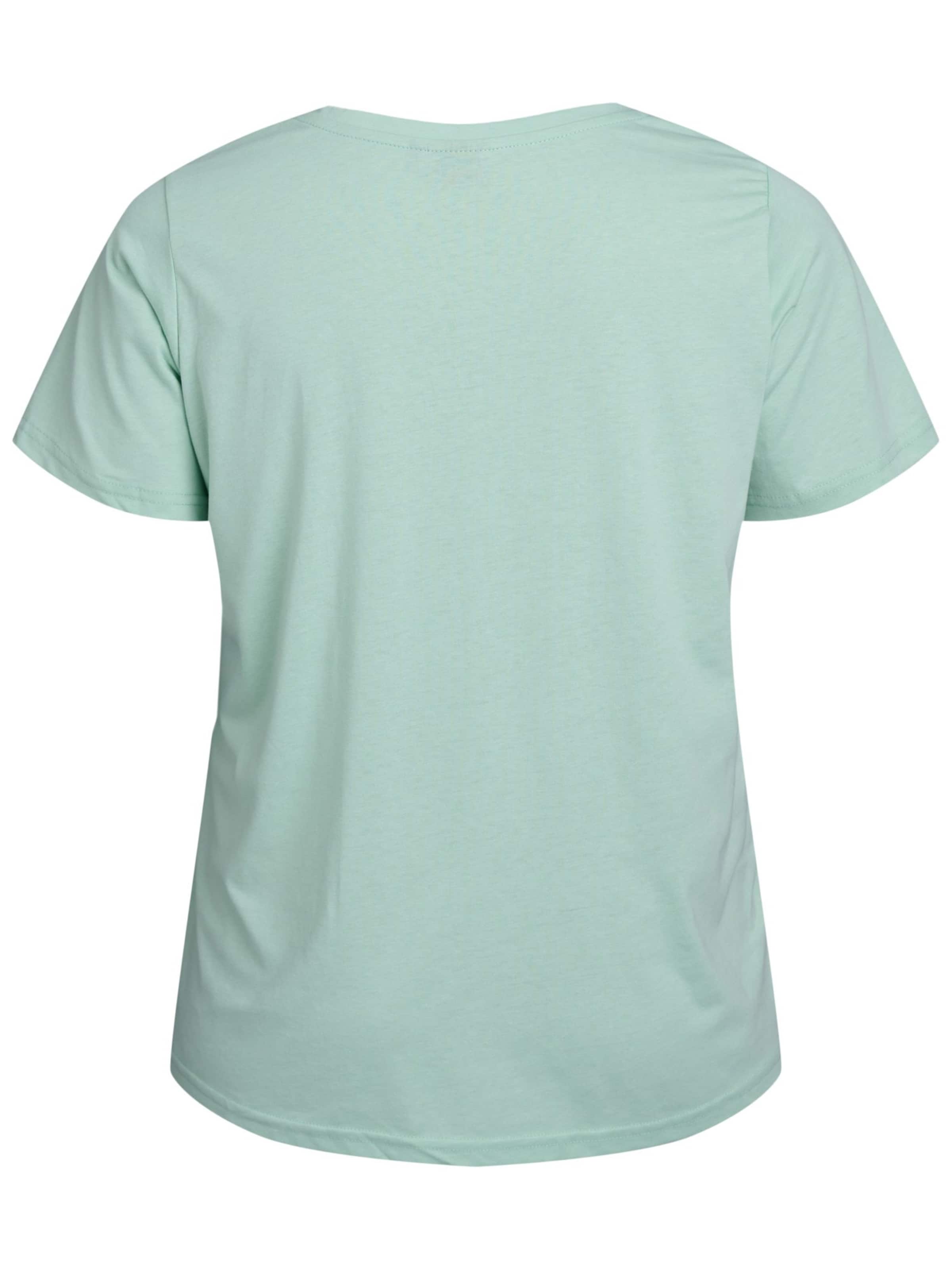 Zizzi Футболка 'MKATJA' в Зеленый