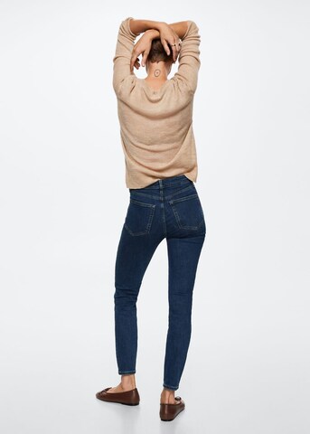 MANGO Skinny Jeans 'Anne' in Blau