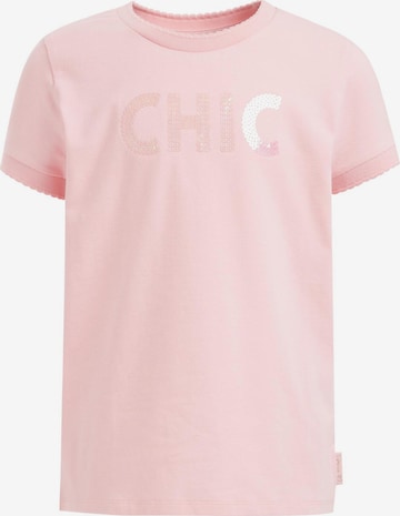 WE Fashion Μπλουζάκι σε ροζ: μπροστά