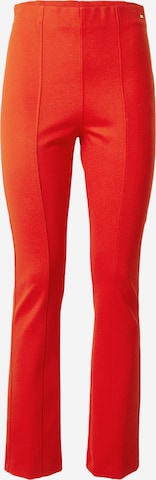 Coupe slim Pantalon TOMMY HILFIGER en rouge : devant