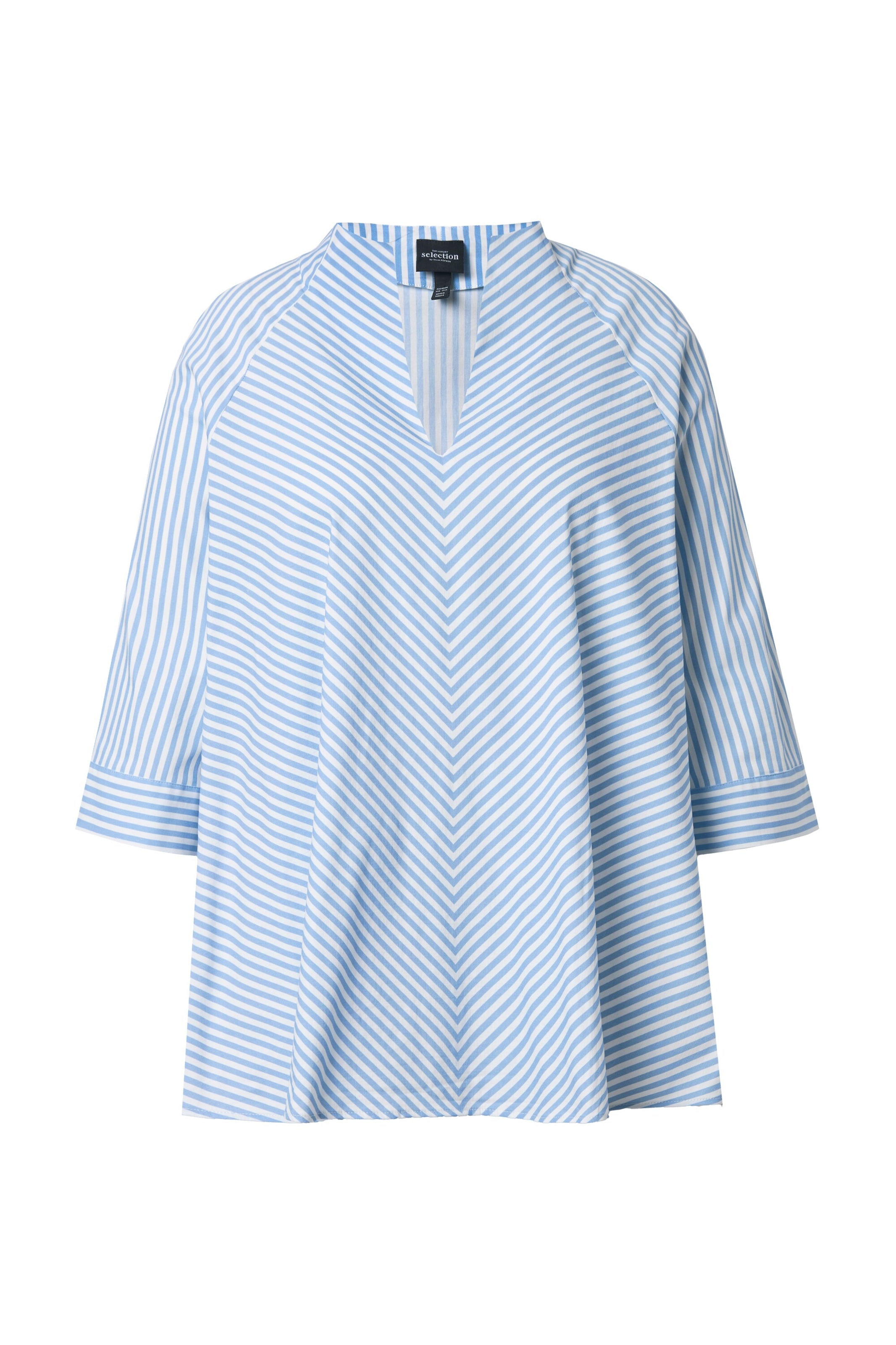 Ulla Popken Tunika in Blau: Vorderseite