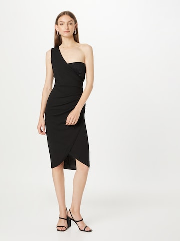 WAL G. Cocktail Dress 'JEN' in Black: front