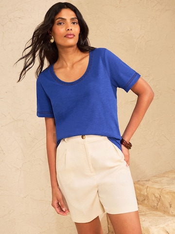 love & roses T-Shirt in Blau