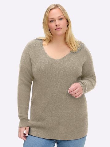 SHEEGO Pullover in Beige: Vorderseite