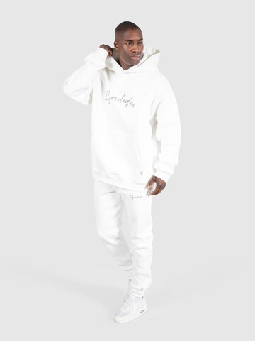 Sweat-shirt 'Kane' Smilodox en blanc