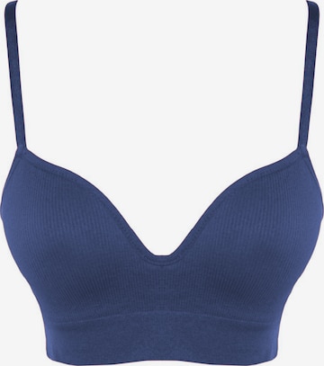 Trendyol Сутиен в синьо: отпред