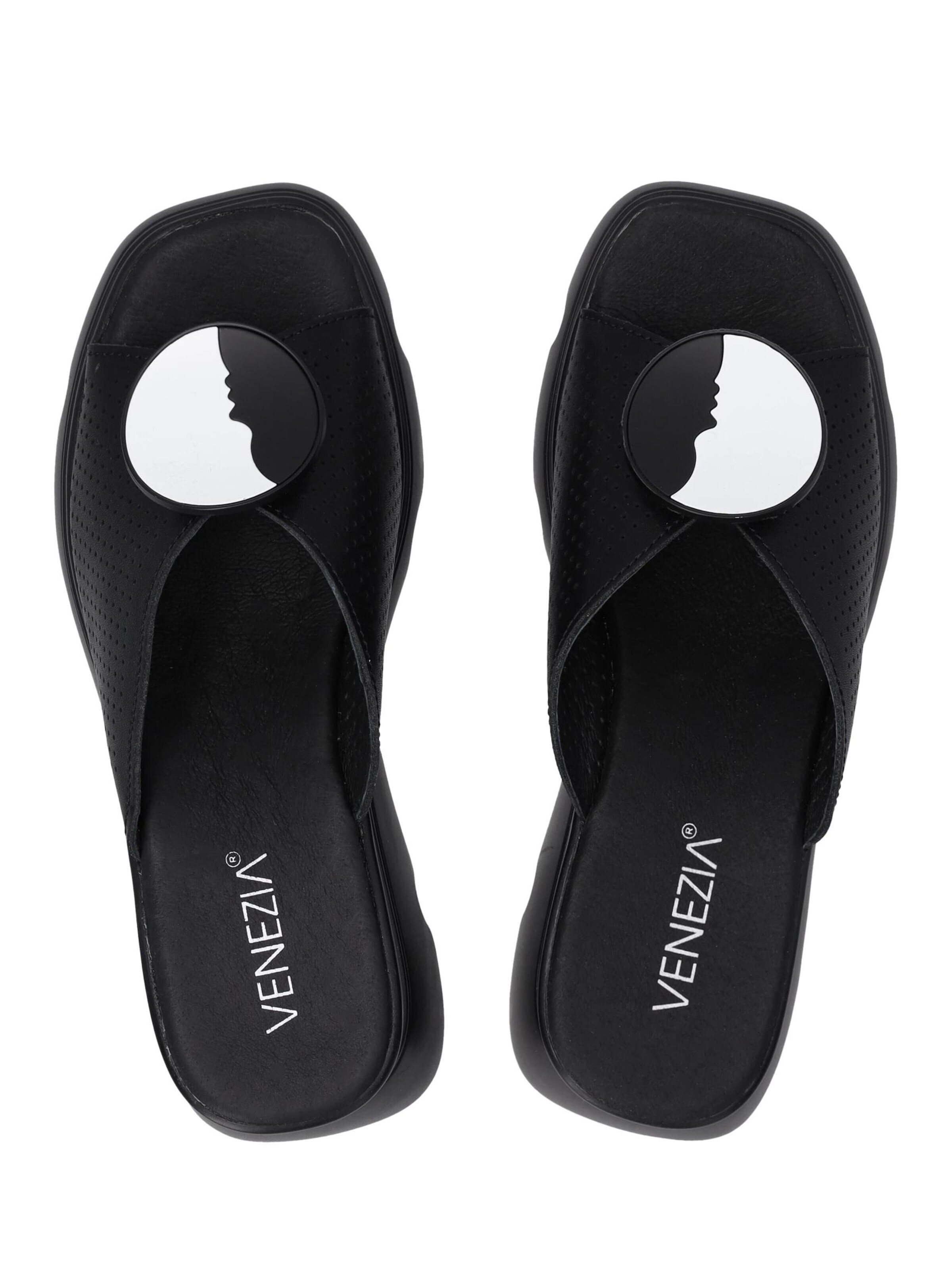 VENEZIA Pantolette 'Venezia'‌‌‌‌‌‌‌‌ in Schwarz