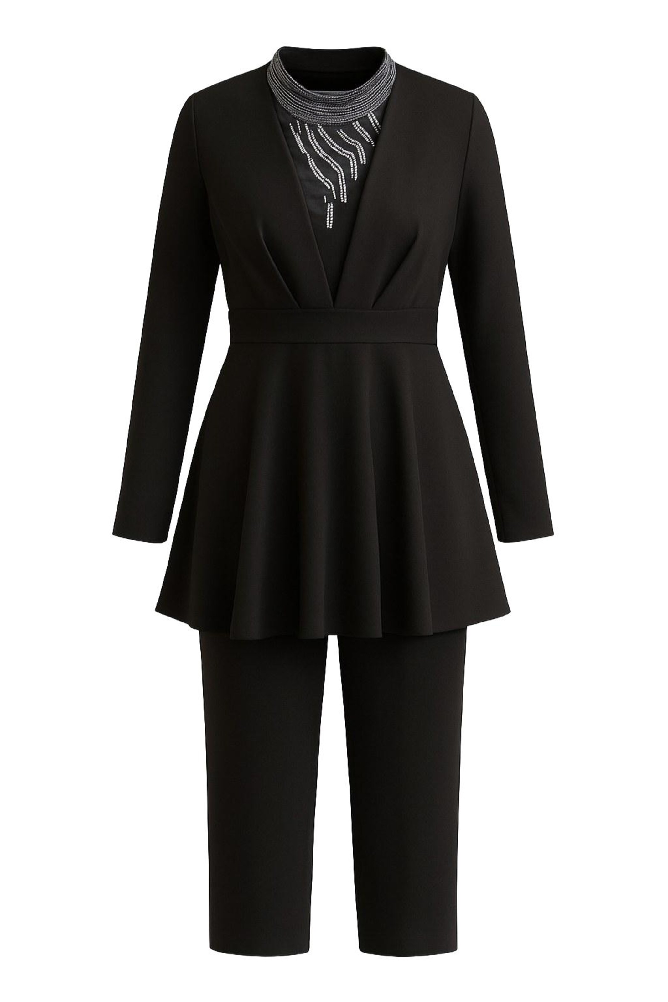 MODAMIHRAM Pantsuit in Black / Silver, Item view