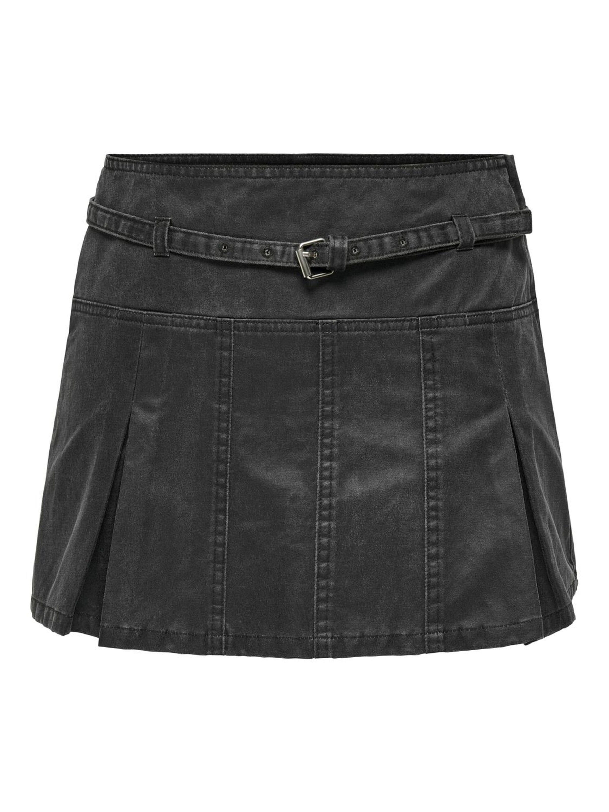 ONLY Falda 'ONLDeen' en negro denim, Vista del producto