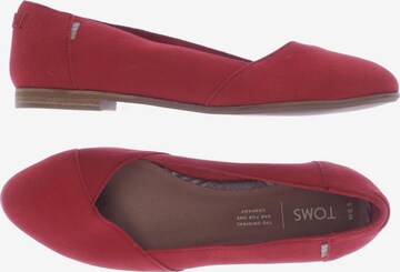 TOMS Flats & Loafers in 37,5 in Red: front