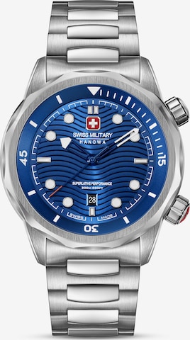 SWISS MILITARY HANOWA Analog watch 'Breakwater' in Blue: front