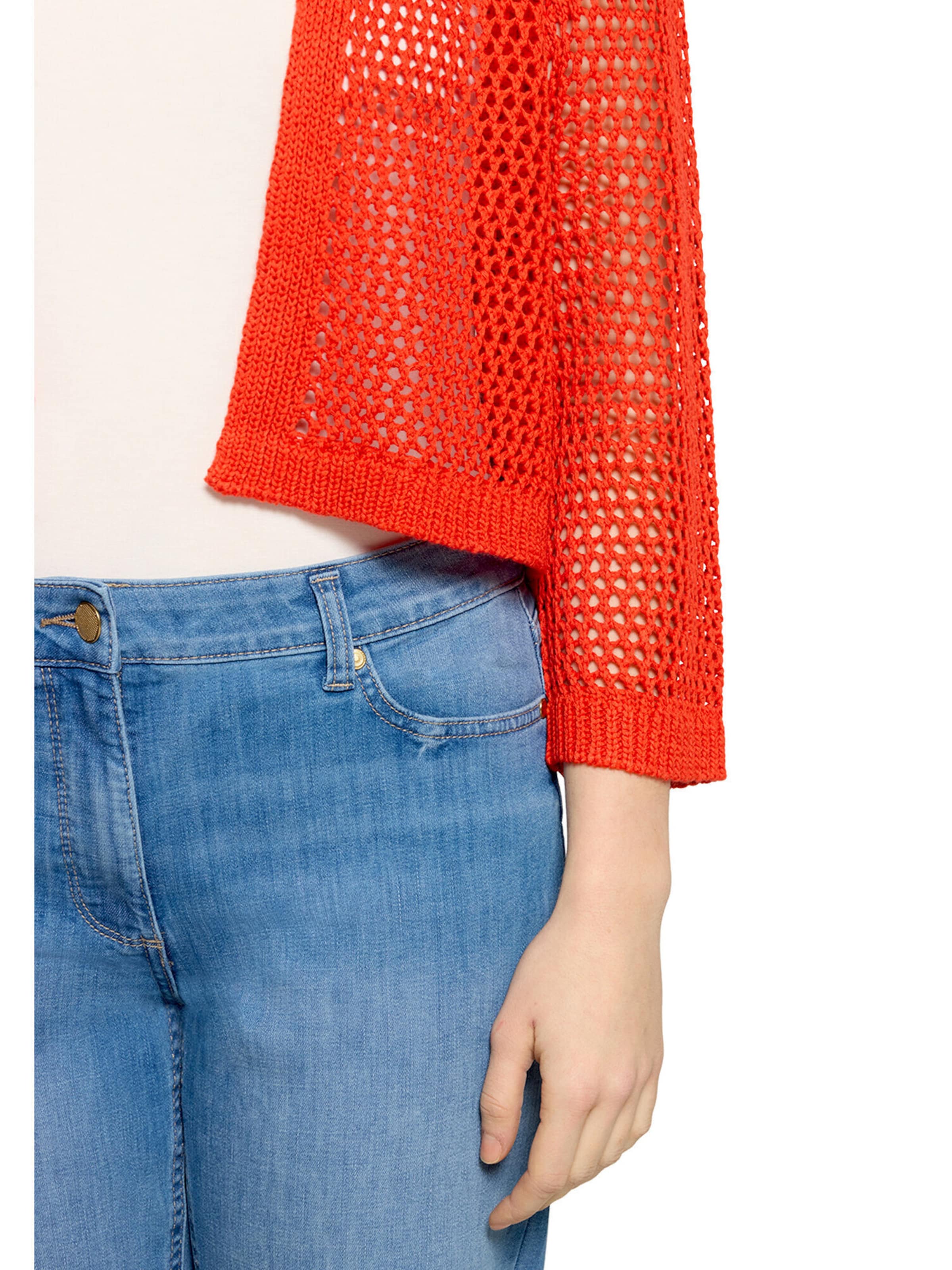 Betty Barclay Gebreid vest in Rood