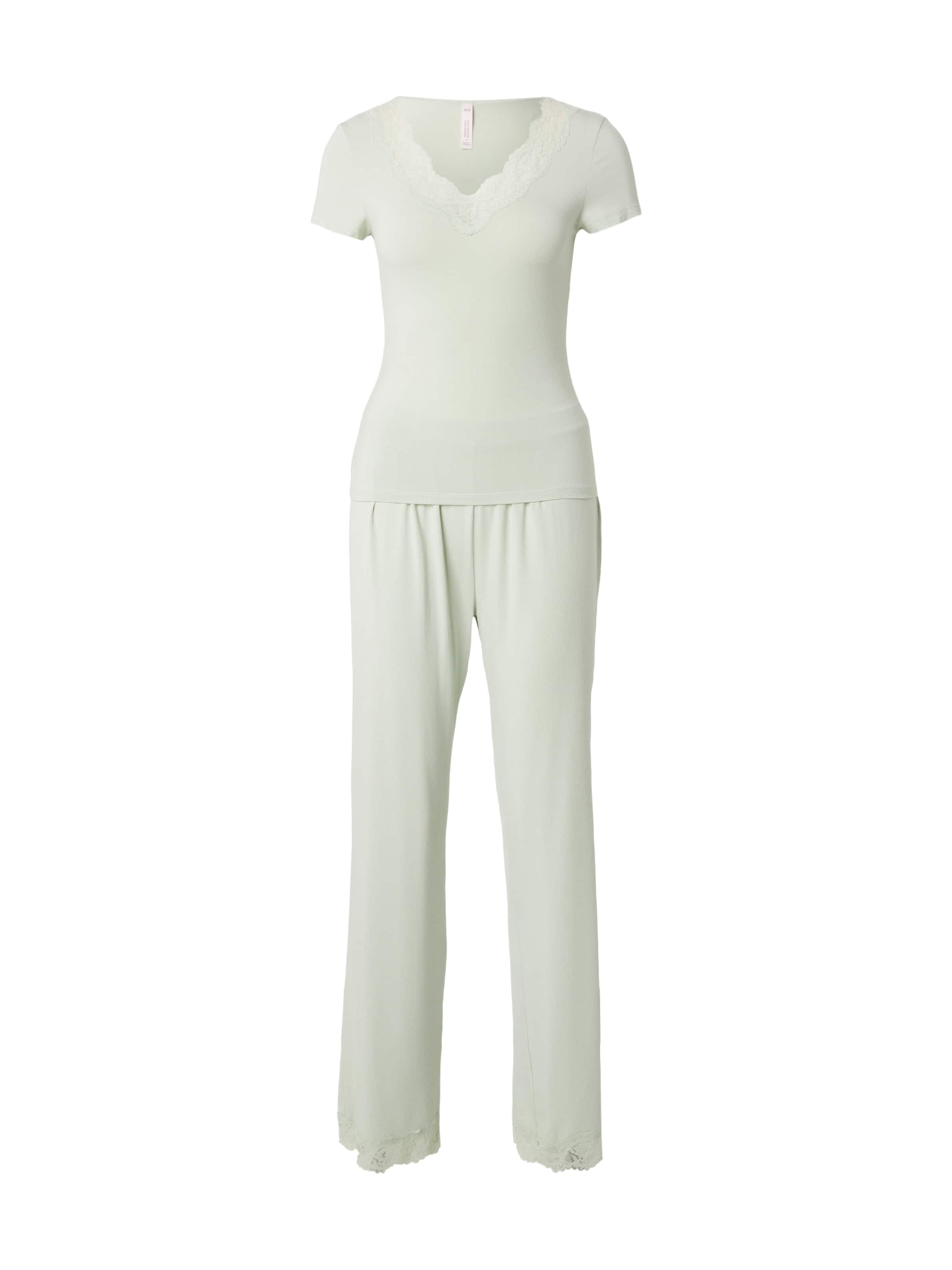 Hunkemöller Pižama 'Nana' | pastelno zelena barva, Prikaz izdelka