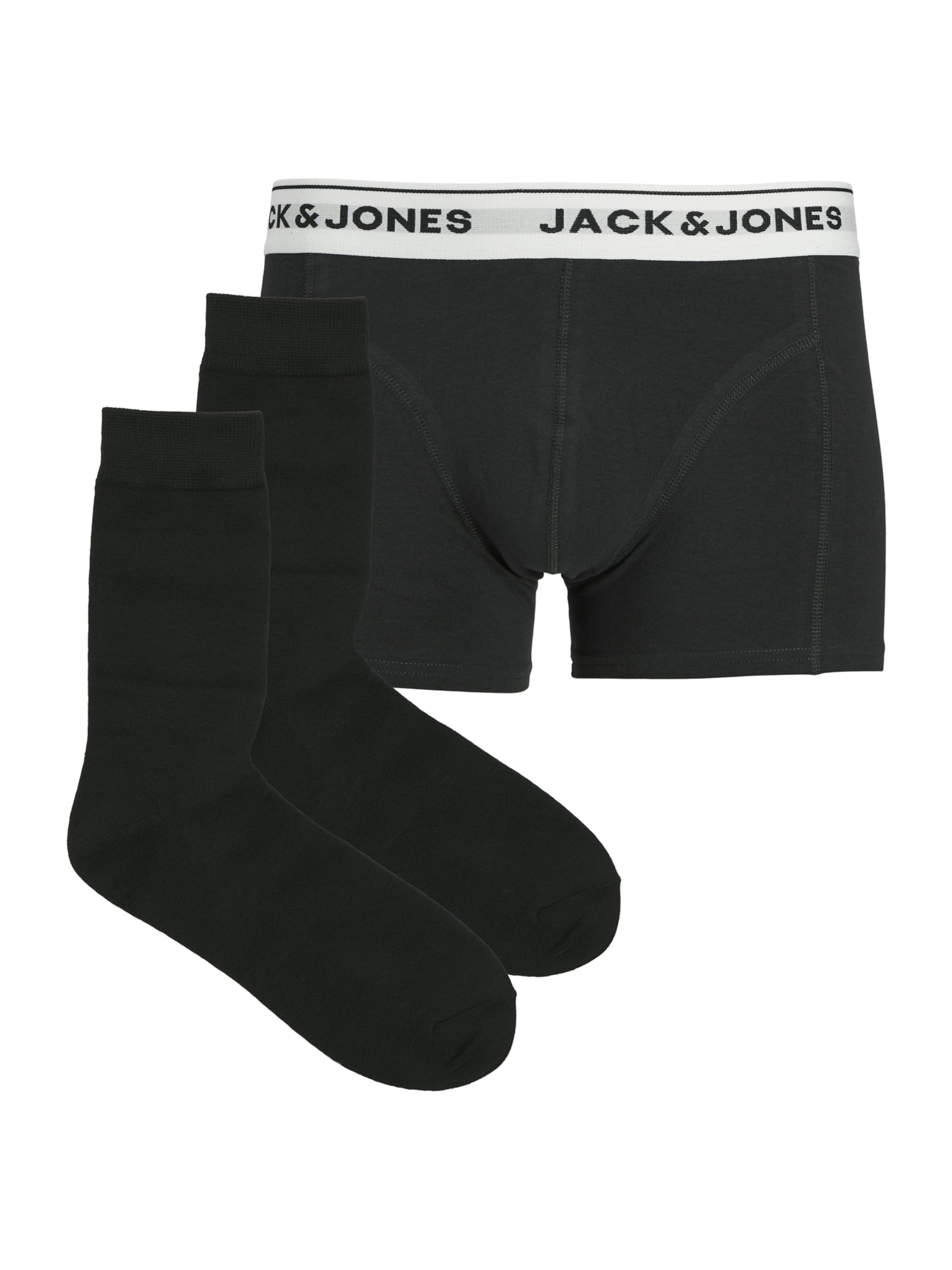 JACK & JONES Boxer shorts 'JACORDINARY' in Black: front