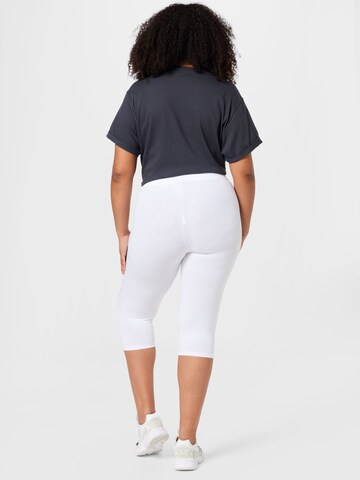 ONLY Carmakoma Skinny Leggings 'TIME' in Weiß