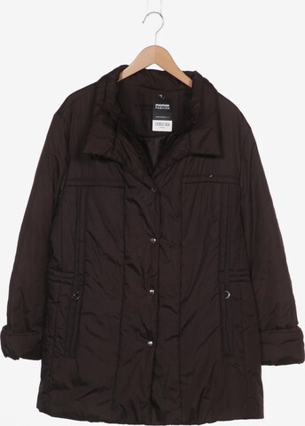 SAMOON Jacket & Coat in 4XL in Brown: front