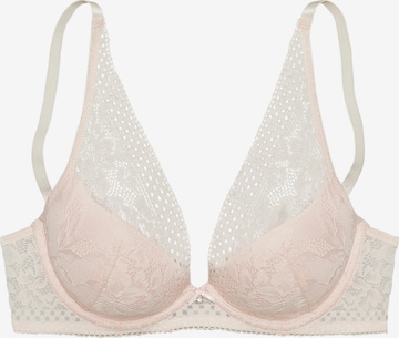 VIVANCE Triangle Bra in Pink: front