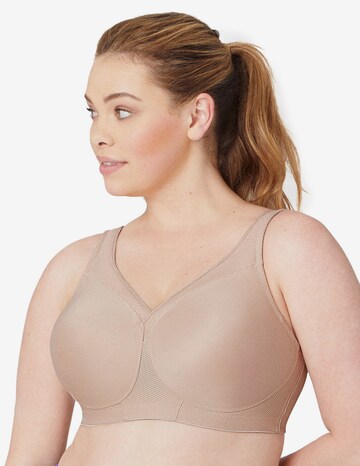 GLAMORISE Minimiser Minimizer in Beige: front