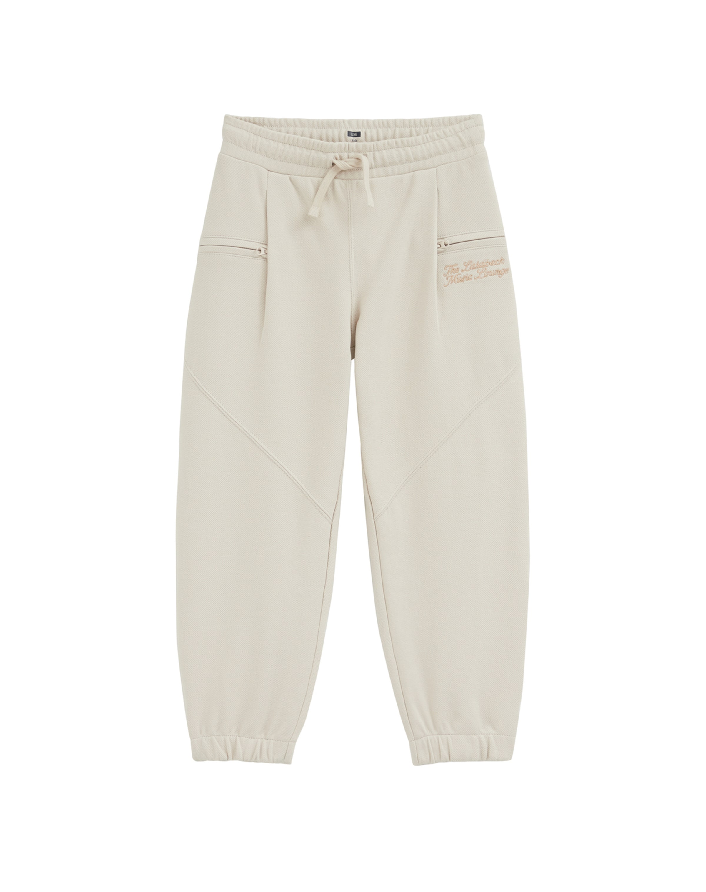 WE Fashion - Tapered Pantalón en beige: frente