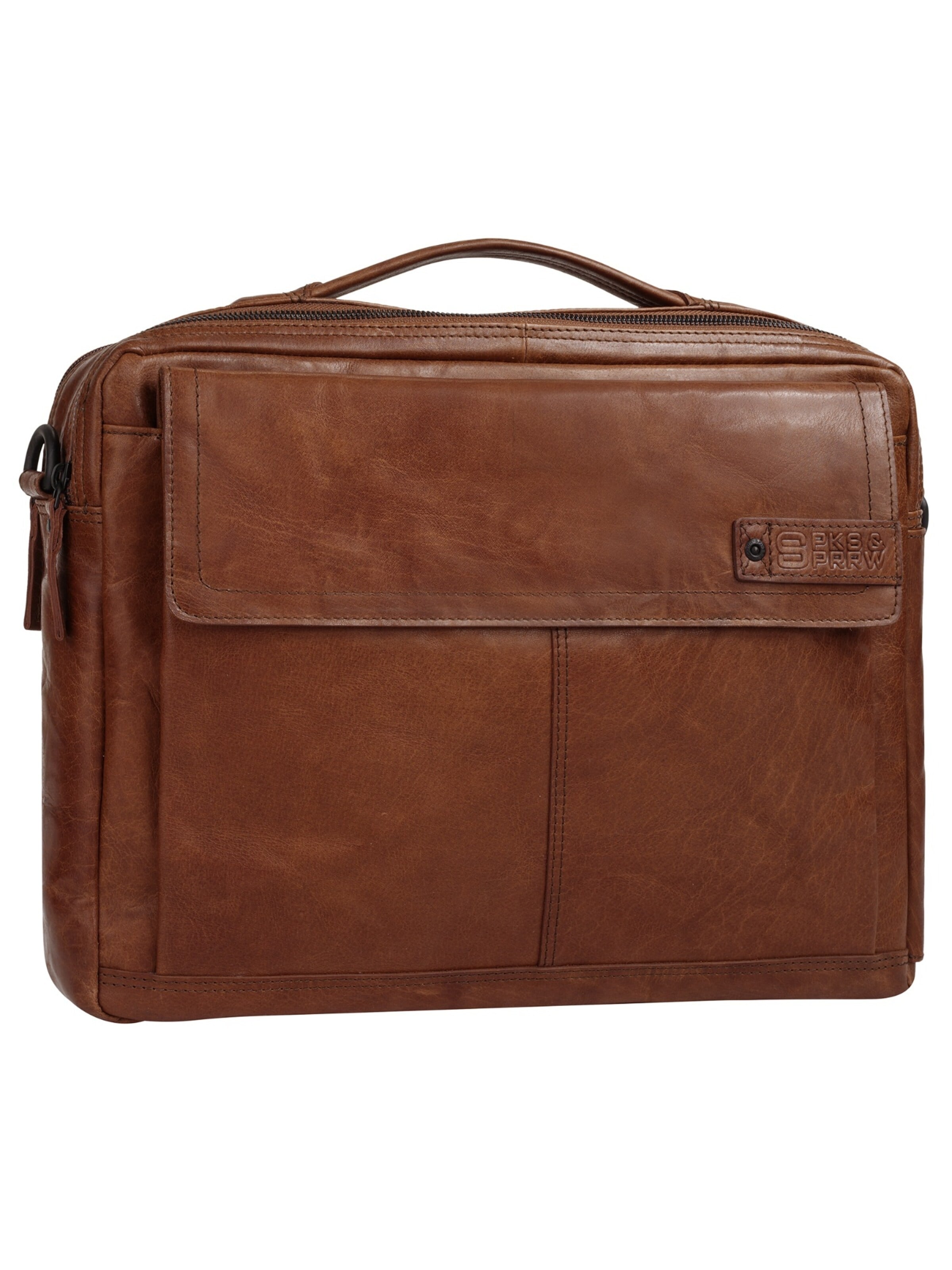 Sac d’ordinateur portable Spikes & Sparrow en marron