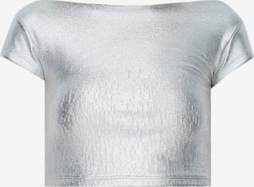 No Matter What Shirt in Zilver: voorkant