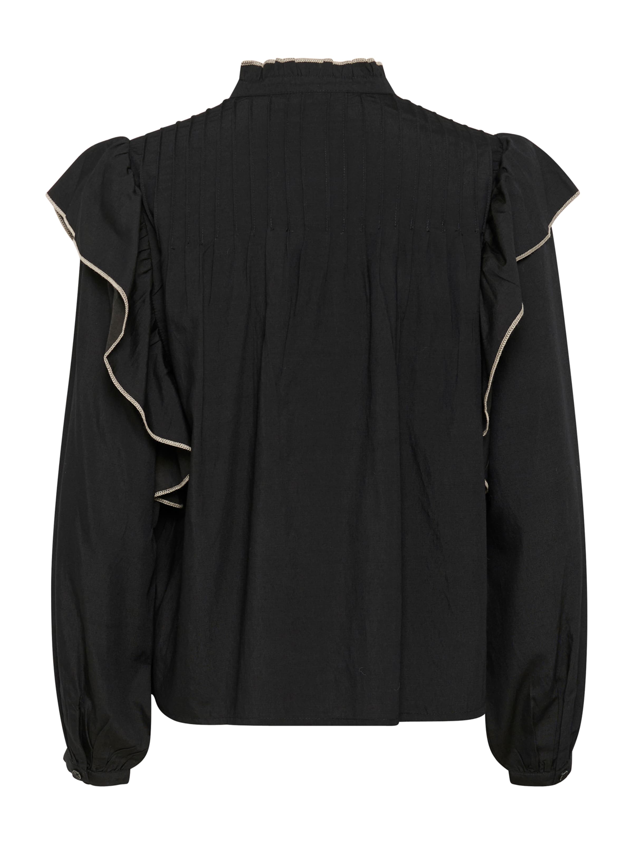 Cream Bluse 'CR Ivy' i sort