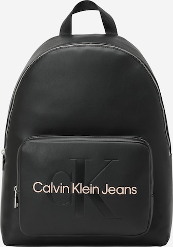 Rucsac de la Calvin Klein Jeans pe negru: față
