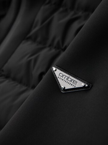 Ombre Between-Season Jacket in Black