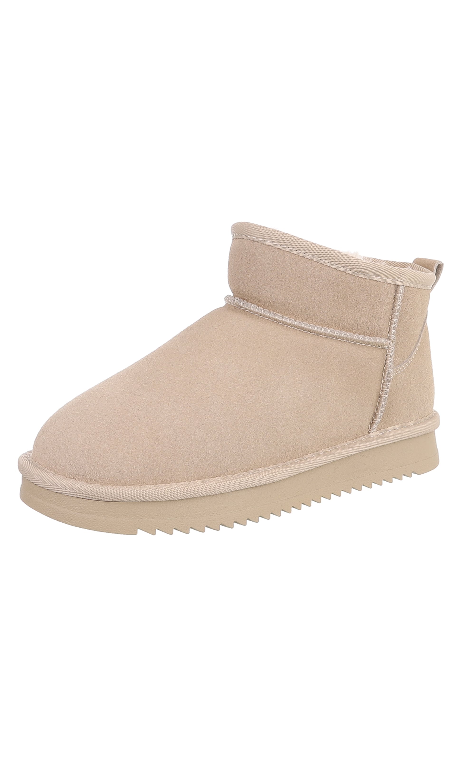 Ital-Design Snowboots in Beige: Vorderseite