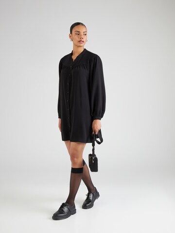 Rochie tip bluză de la Compania Fantastica pe negru