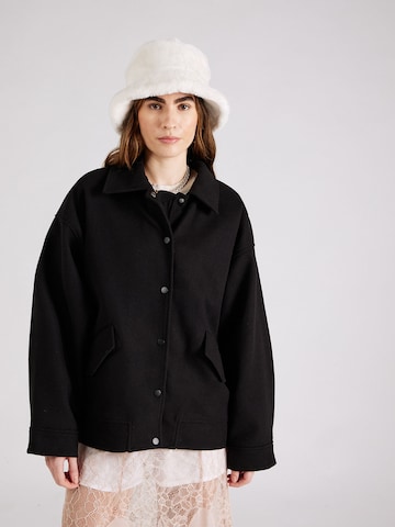 TOPSHOP Between-Season Jacket in Black: front