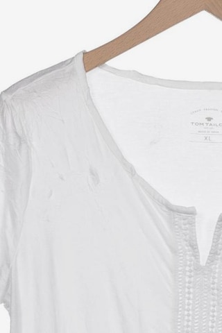 TOM TAILOR DENIM Top & Shirt in XL in White
