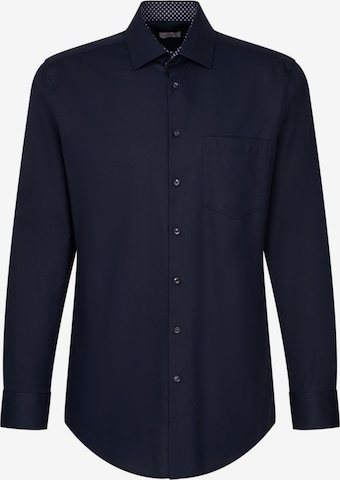 SEIDENSTICKER Regular fit Zakelijk overhemd 'Regular' in Blauw: voorkant