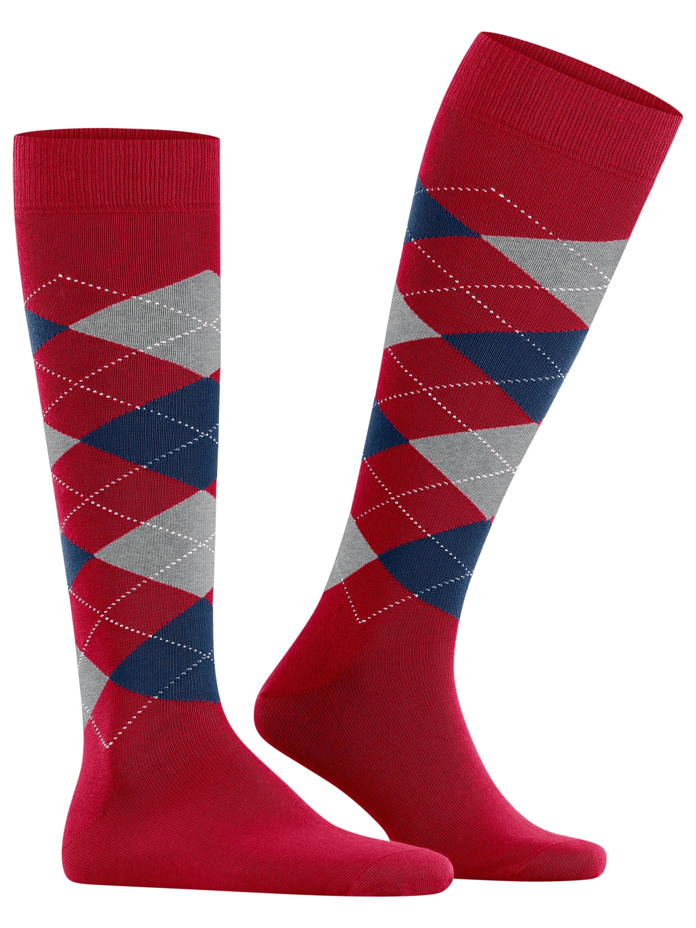 BURLINGTON Kniestrümpfe 'King'‌‌ in Rot