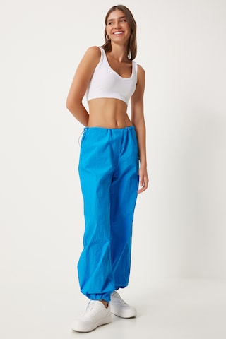 Happiness İstanbul Tønde Bukser i blå