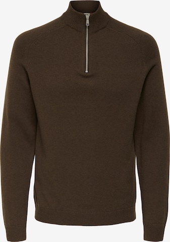 Only & Sons Neulepaita 'ONSEDWARD' värissä ruskea: etupuoli