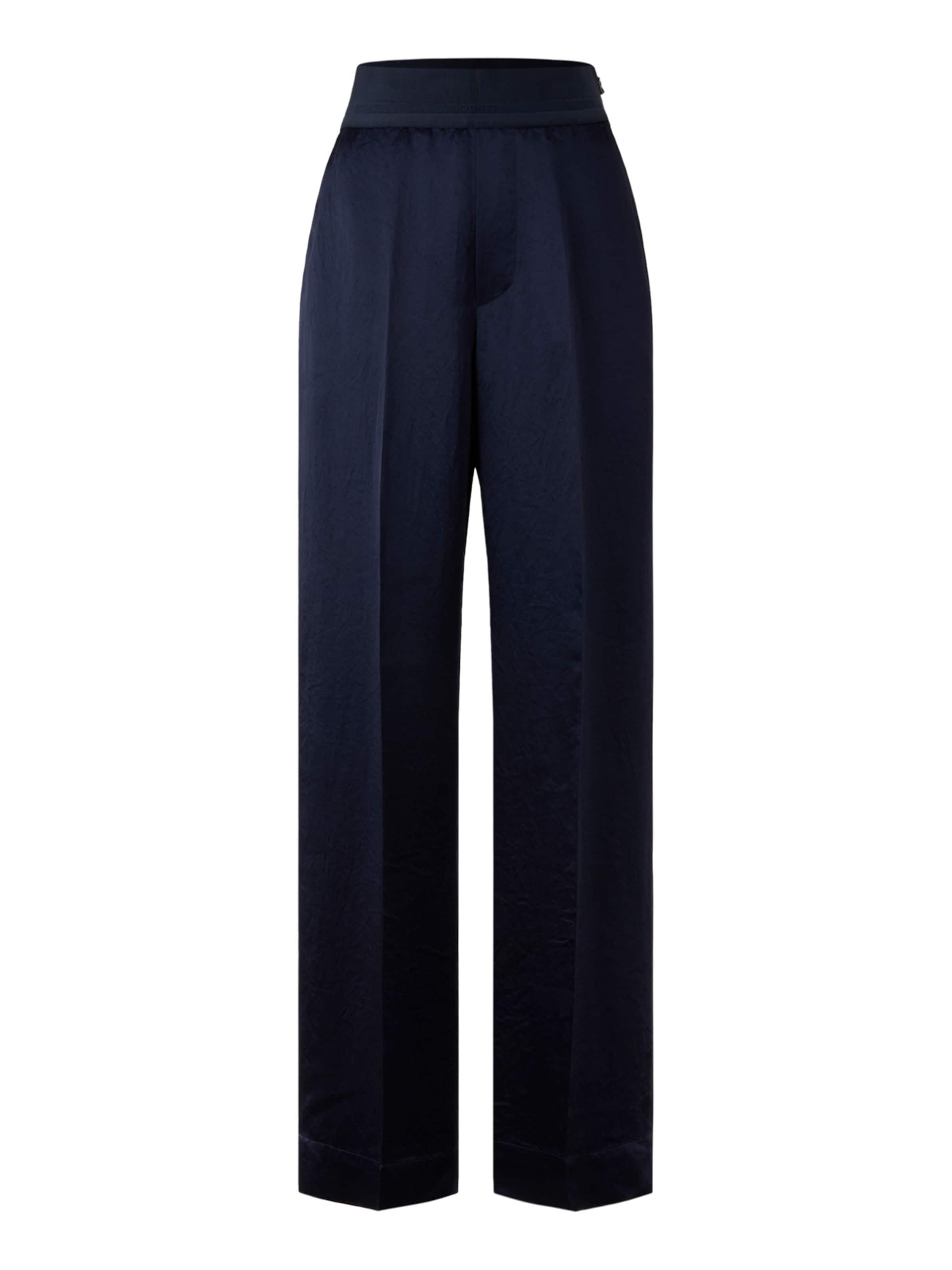 BOGNER Wide leg Pleated Pants &#x27;Ylvi&#x27; in Blue: front