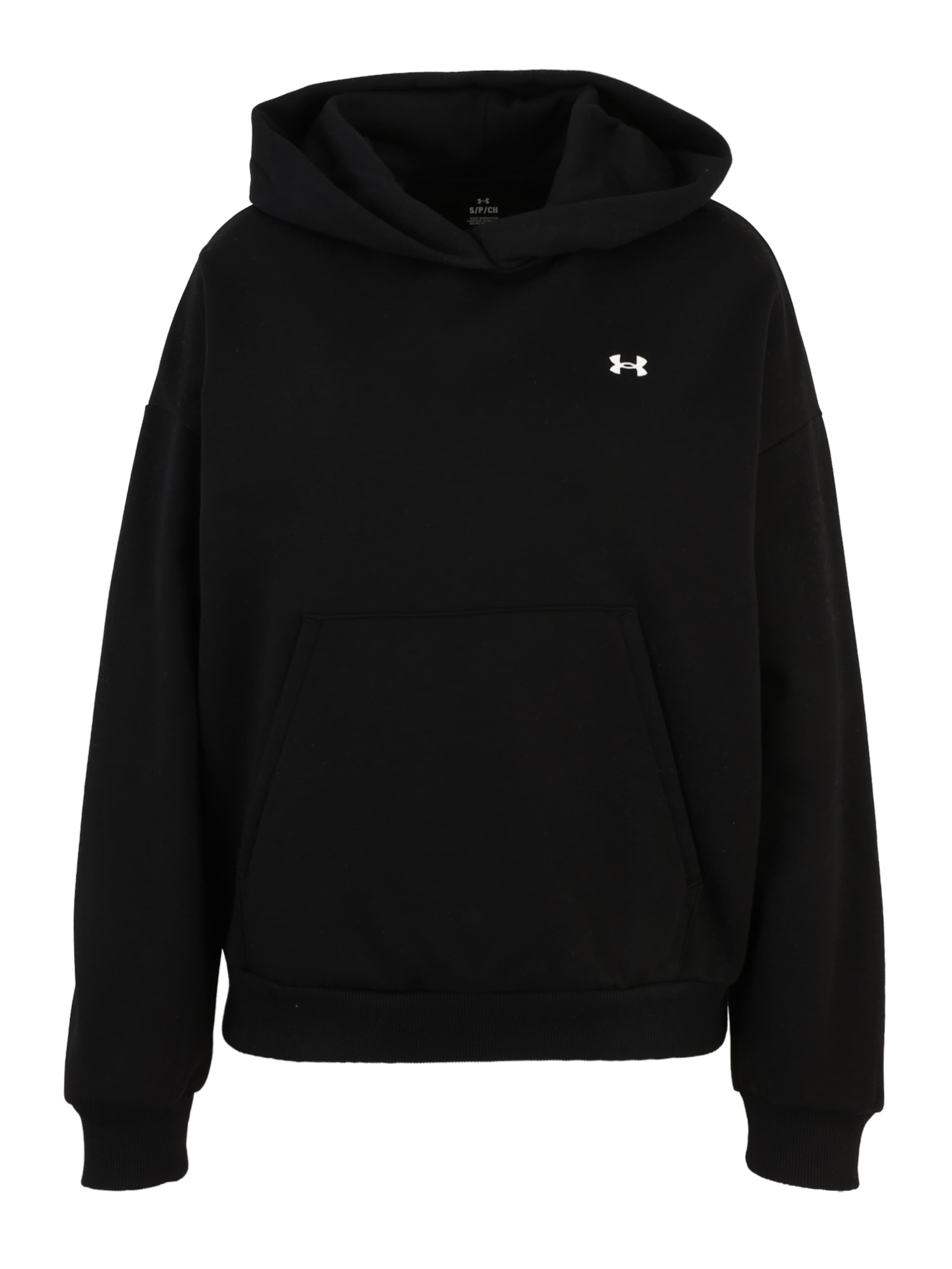 UNDER ARMOUR Sportsweatshirt 'Icon Fleece' i XS i sort, Produktvisning